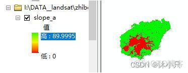 arcgis中dem数据分析坡位 arcgis提取dem坡度_数据_02