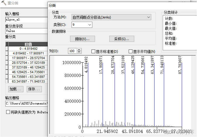 arcgis中dem数据分析坡位 arcgis提取dem坡度_arcgis中dem数据分析坡位_04