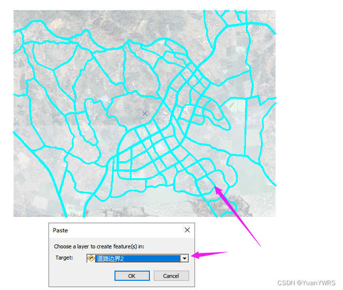 android arcgis 绘制范围线 arcgis怎么画一条线_道路红线_22