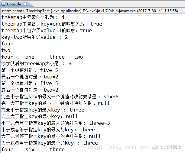 android treemap key存储方式 treemap api_api