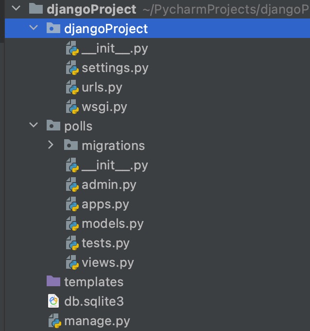 pycharm的django项目架构 pycharm django教程_django_03