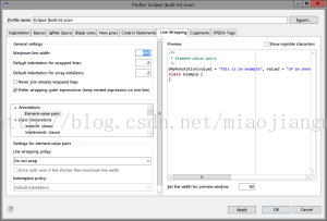 java easypoi 自动换行 eclipse自动换行快捷键_Line