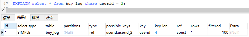 mysql性别建立索引会走索引嘛 mysql 性别加索引_mysql_13