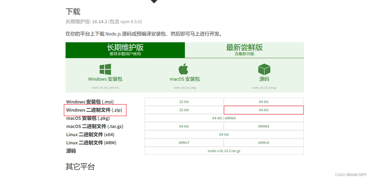 node modules怎么安装yarn node安装zip_Windows_02