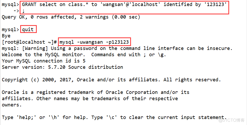 mysql中登录与用户的关系 mysql用户和数据库的关系_mysql管理用户数据库_12