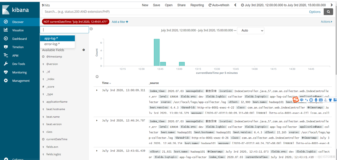 Filebeat 采集 Docker 日志 filebeat收集springboot日志_spring_08