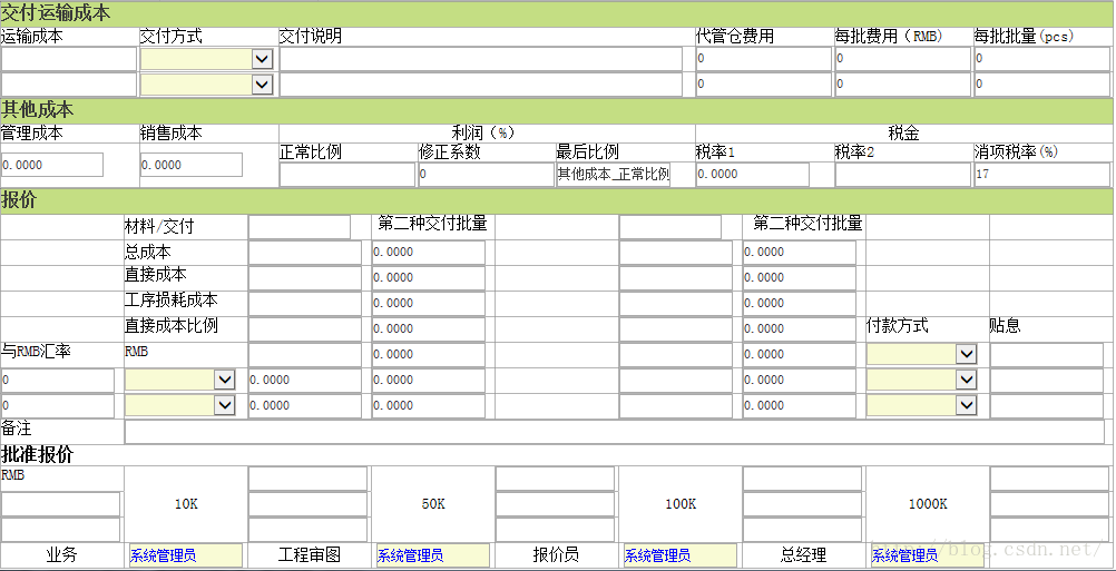 手动创建报价模板通过python实现 报价系统怎么做_jQuery_02