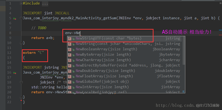 android studio 含有ndk执行库的项目 打包 android studio ndk开发_jni_12