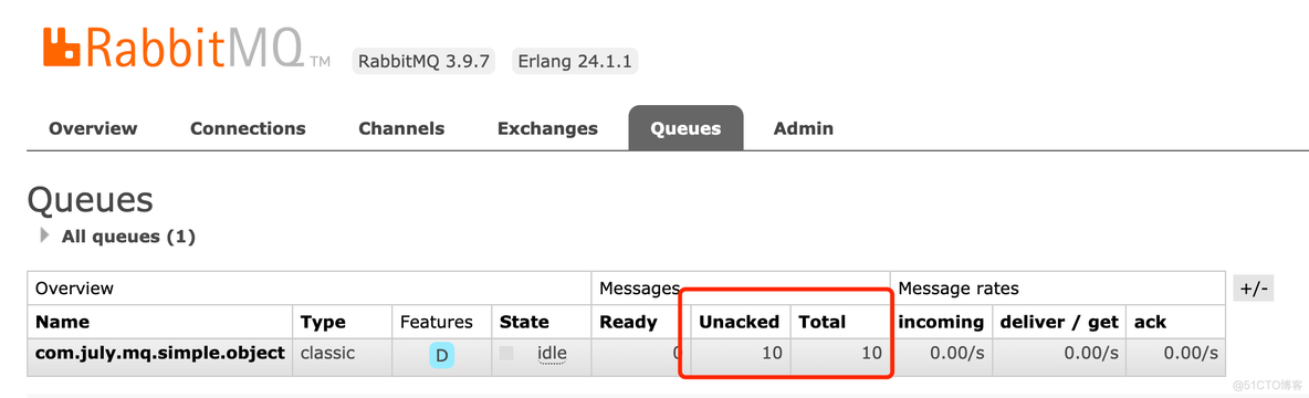 rabbitmq java监听消息队列 rabbitmq监听不到消息_数据_10