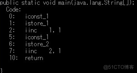 JAVA字节码反汇编之后的汇编语言是基于什么cpu javap –c命令可以反汇编代码_堆栈_08