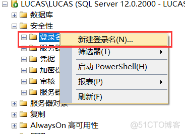 sql server安全对象权限描述 sql server的安全管理主要包括_服务器_05