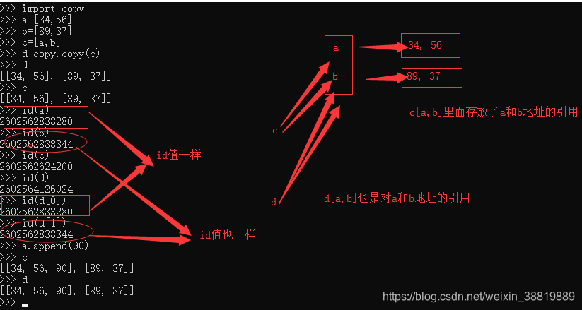 python 深拷贝与浅拷贝习题 python深拷贝浅拷贝区别_浅拷贝_02