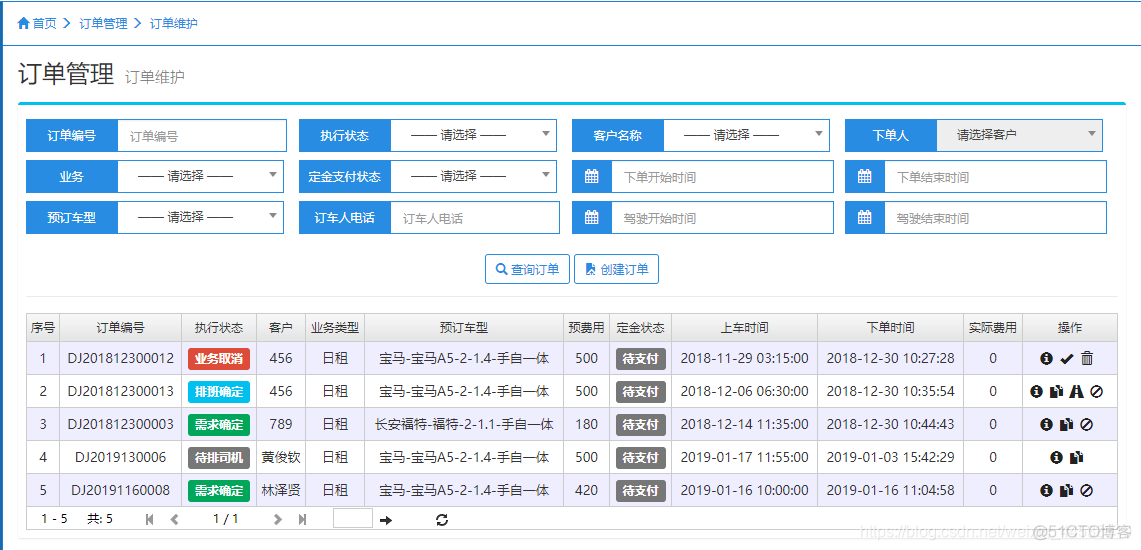 sparkl出租车公司订单 出租车订单生成_可编辑