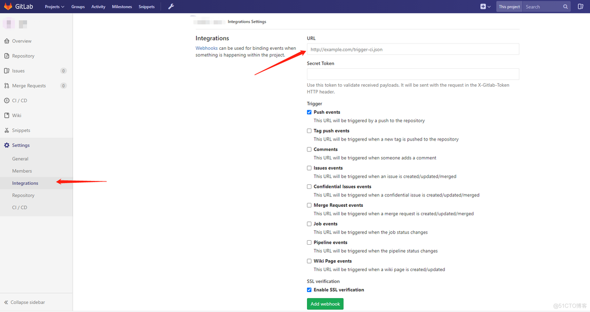 gitlab java设置 gitlab设置webhook_gitlab java设置_05
