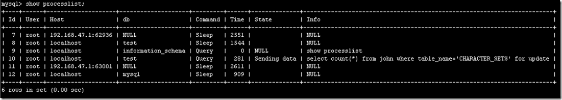 mysql查看当前锁信息 mysql查看锁等待_mysql查看当前锁信息