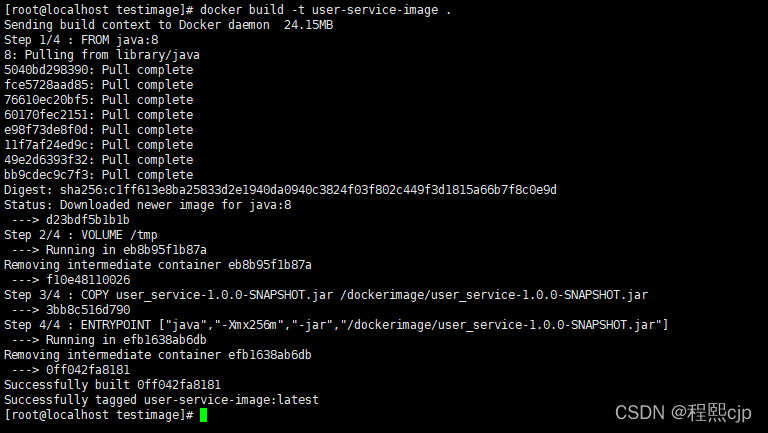 linux docker run 命令 linux运行docker_jar_12