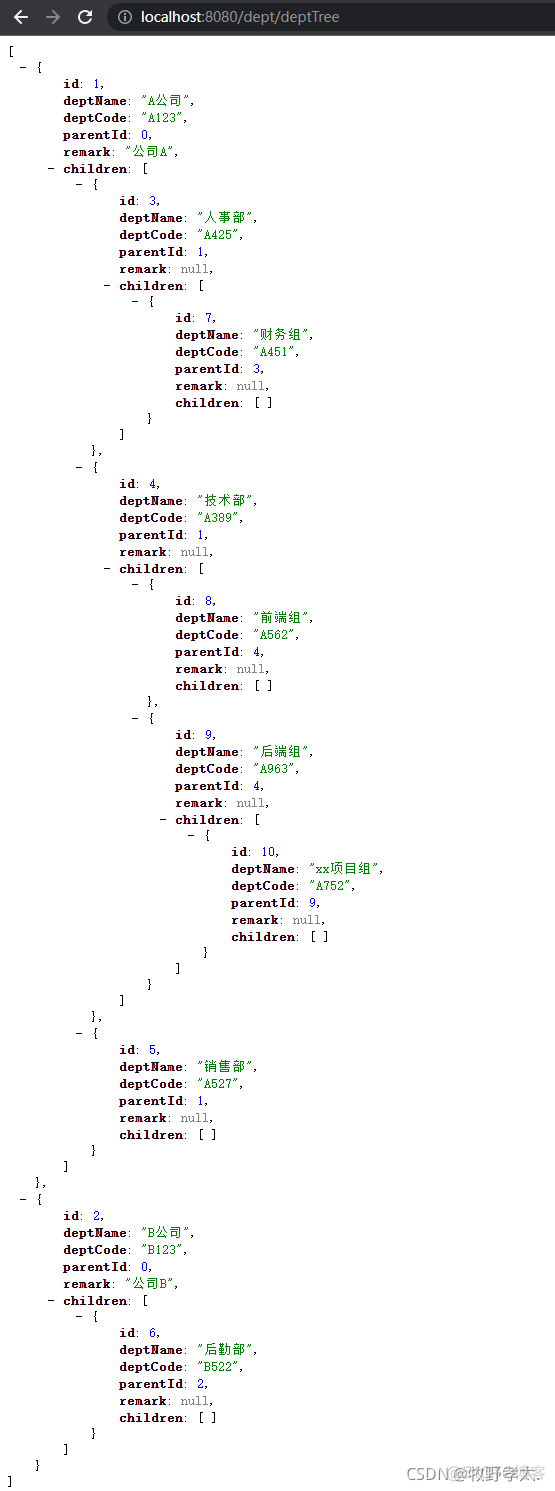 java简单实现多级菜单 java递归多级菜单_java简单实现多级菜单_03