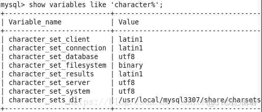 mysql 结果集 字段 逗号连接 mysql字符集问题_mysql