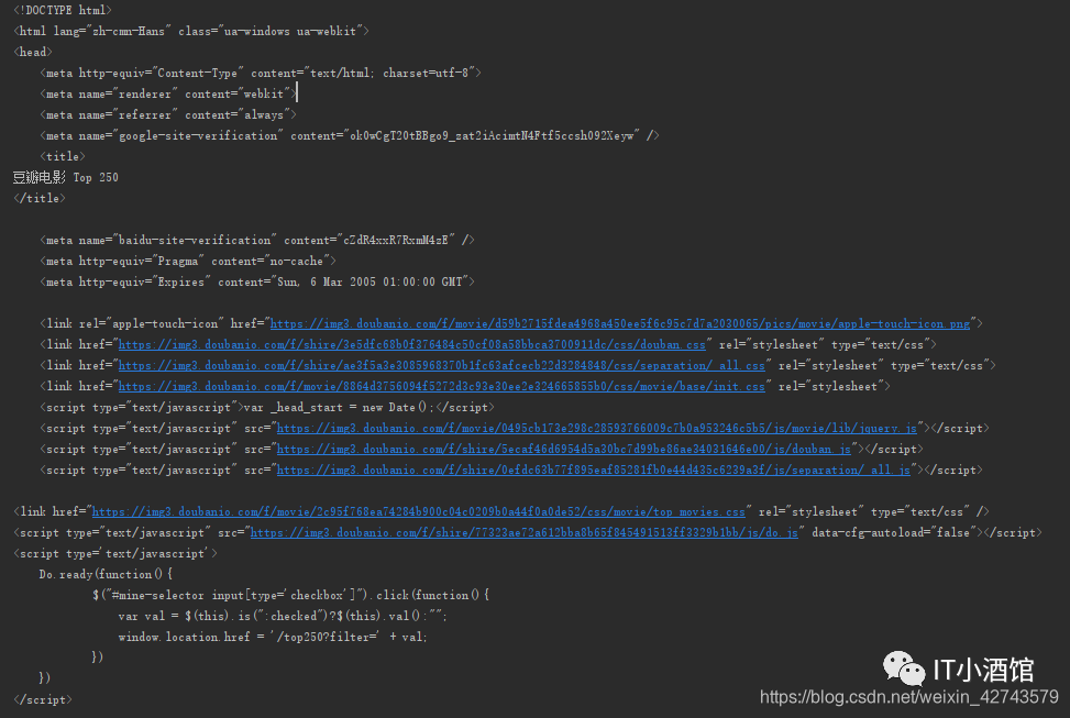 Python爬取豆瓣电影Top250数据存入Excel python爬取豆瓣热门电影信息_python_03