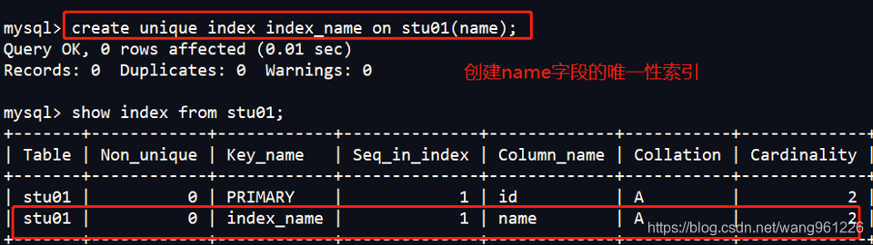 mysql 唯一索引影响分区 mysql唯一索引的作用_全文索引_03