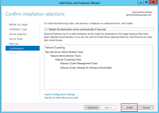 SQL Server的集群部署 sqlserver集群搭建_SQL Server的集群部署_03