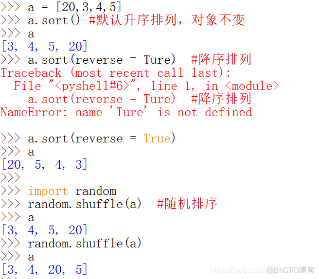 python 创建间隔为1列表 python创建长度为20的列表_保留字_14