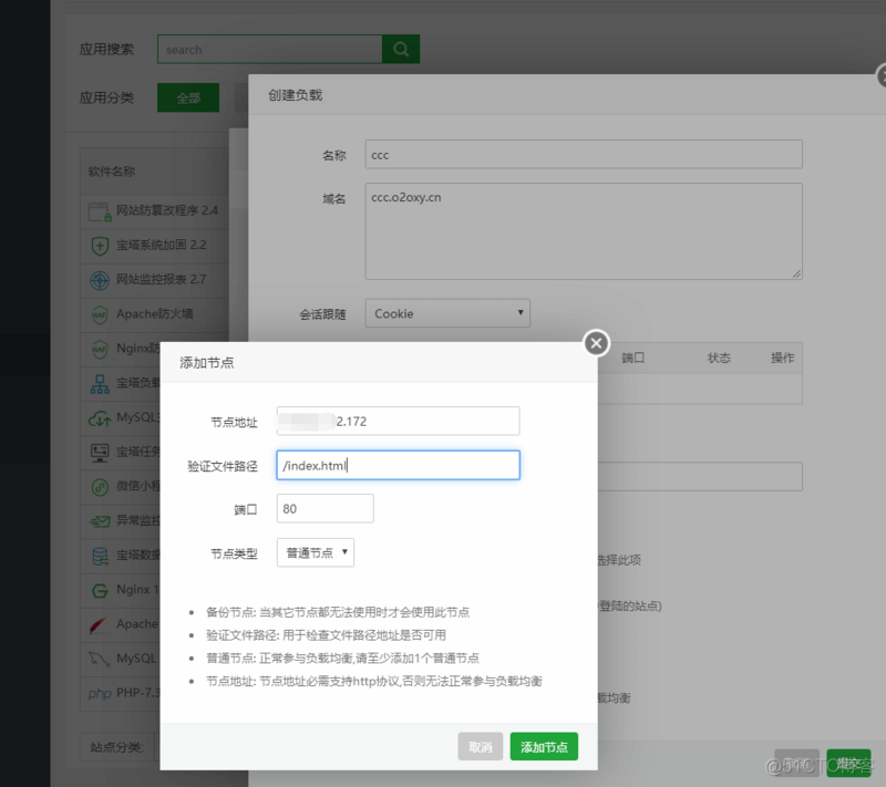 宝塔面板 nginx 一个站点 配置多个域名ssl 宝塔部署多个网站_负载端_07