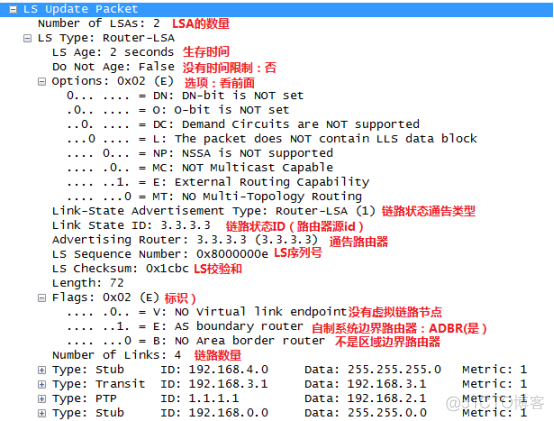 tcpdump 抓ospf报文 ospf抓包分析_链路_22