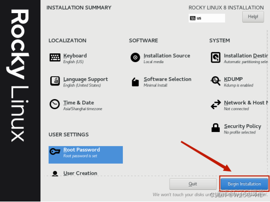 rocky linux如何从镜像下载 rocky linux 8_最小化_13