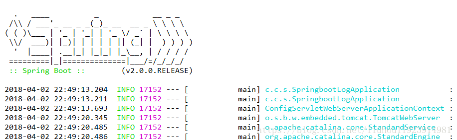 springboot logback 打印sql日志 springboot输出日志_spring