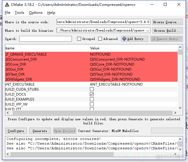 qt opencv python效率 qt 配置opencv_cmake_09