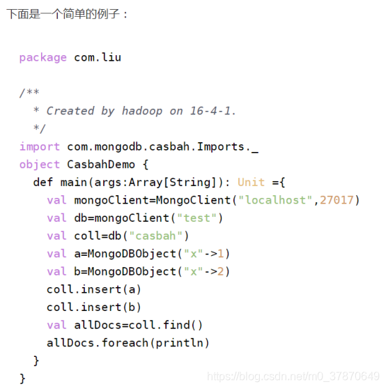 mongodb和spark驱动 spark连接mongodb_scala_02