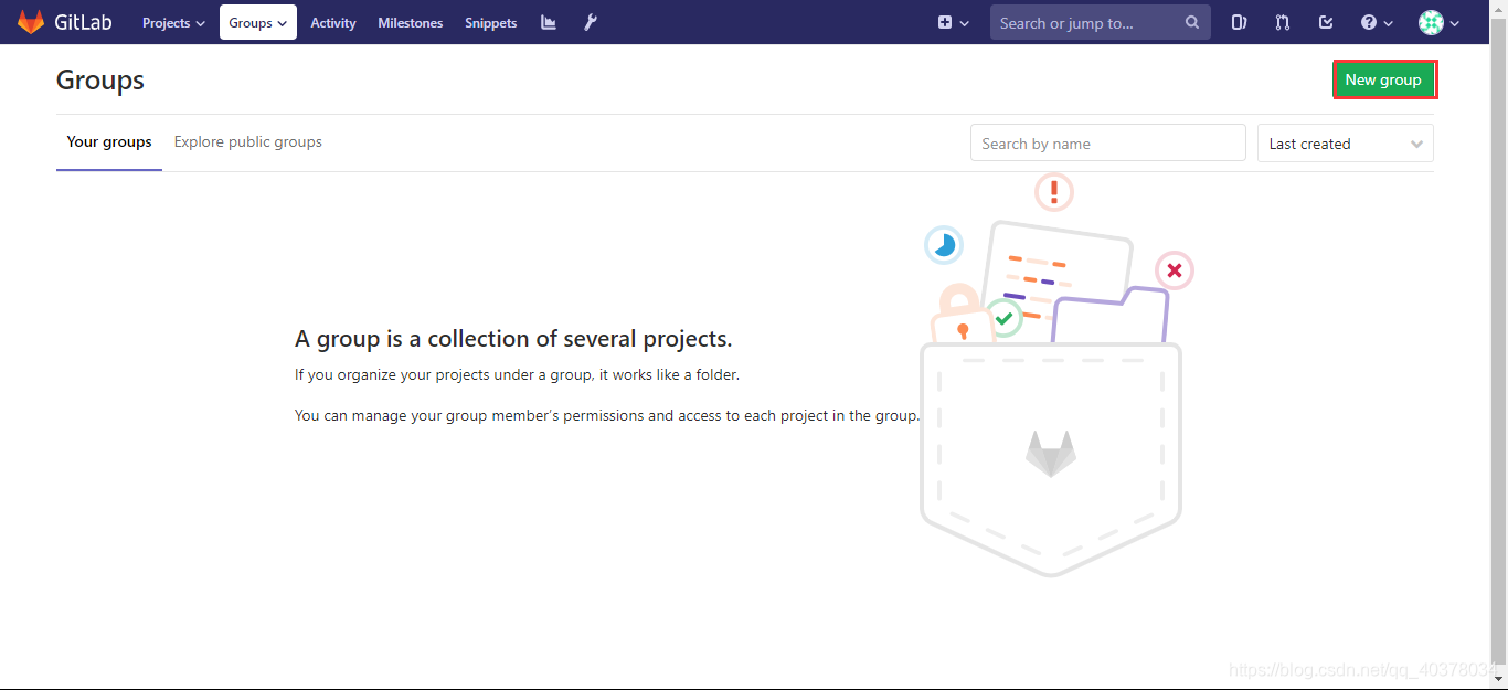 GitLab 初始化 gitlab 启动_GitLab组_02