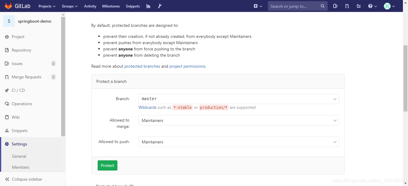 GitLab 初始化 gitlab 启动_GitLab分支_05