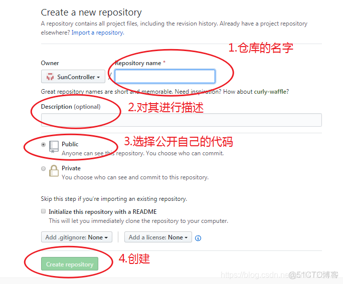 如何使用github pages发布项目 如何在github上传代码_git_03