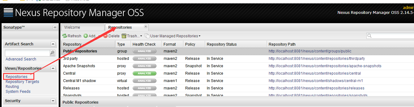 maven repositories 密码 maven respository_sed_06