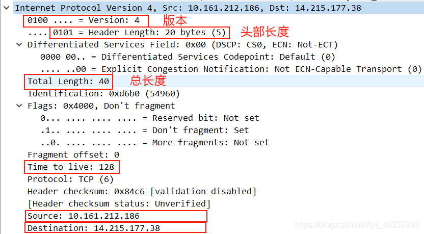 wireshark基于报文实例的UDP协议的报文封装分析 wireshark tcp报文分析_Wireshark_08