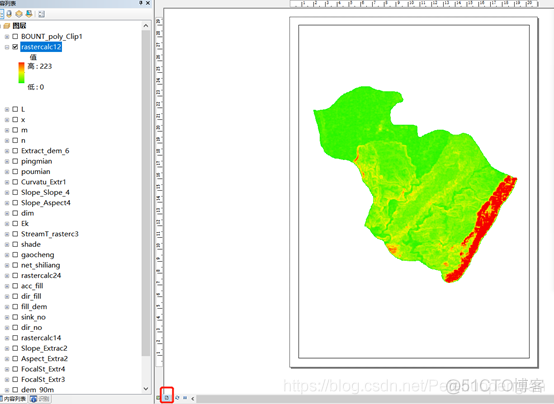 dem起伏度 dem地形起伏度的提取_arcgis_11