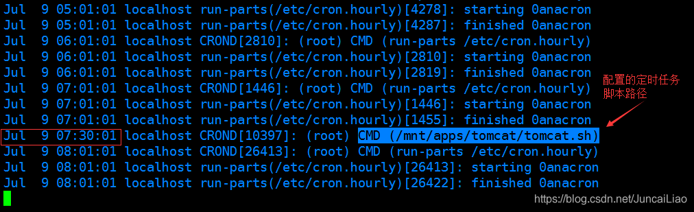 centos查看定时任务运行时间 linux查看定时任务是否执行_centos查看定时任务运行时间_15