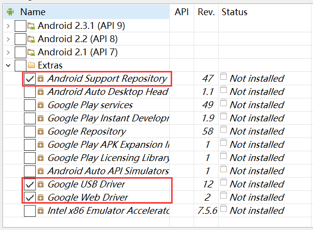 android appium python自动化测试 appium自动化测试环境搭建_自动化测试框架_14