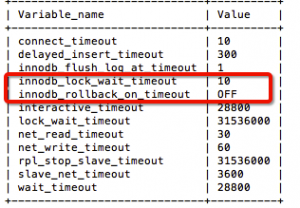 mysql事务回滚锁表 mysql事务超时自动回滚_执行时间_02