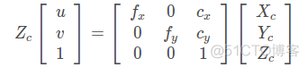 opencv标定板识别 opencv标定后转换坐标_从像素坐标到相机坐标_14