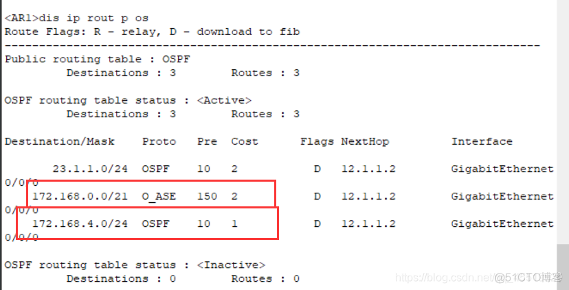 ospf的路由汇总实验 ospf路由汇总配置_OSPF_16