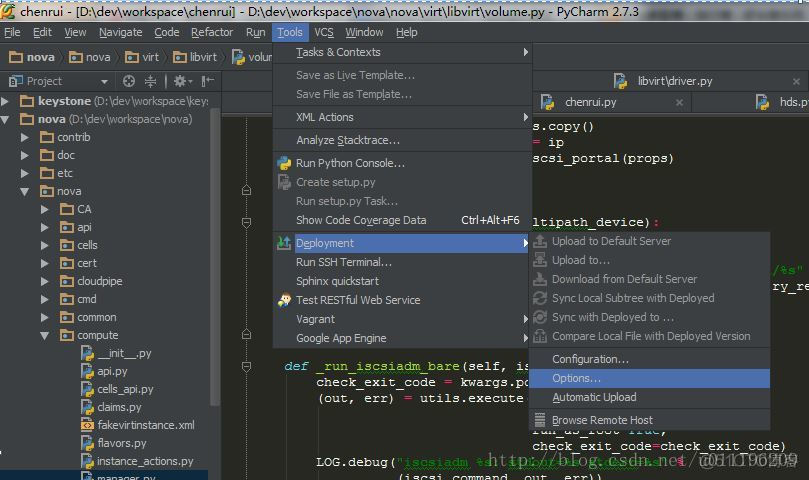 pycharm 怎么打开远程服务器的 ipython程序 pycharm 远程连接服务器代码_pycharm_17