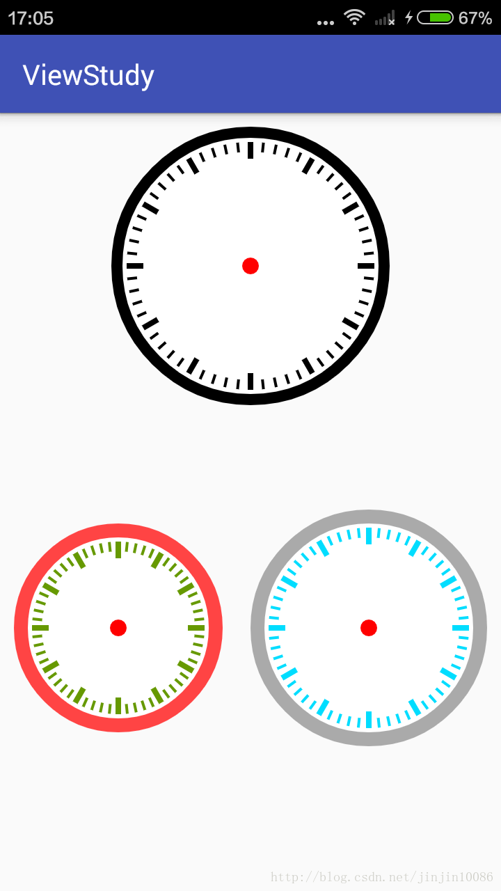 android 自定义CircularProgressDrawable Android 自定义背景画面时钟_View_03