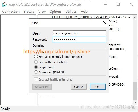 windowsAD 设置 LDAP 超时 windows使用ldap认证_Domain_03