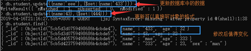 MONGODB trim的用法 mongodb基本语法_数据库_09