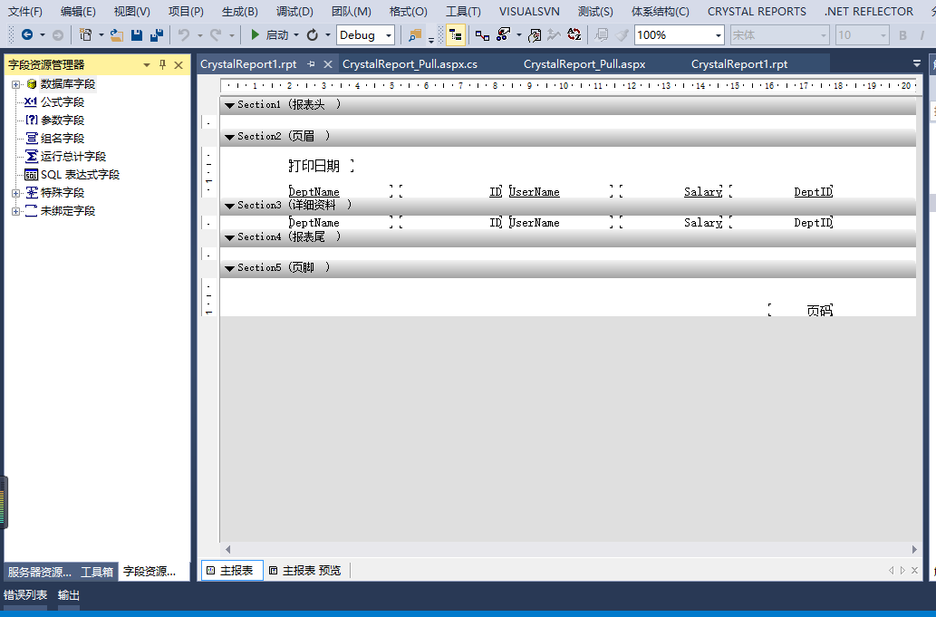 水晶报表database access error 水晶报表软件_Web_13