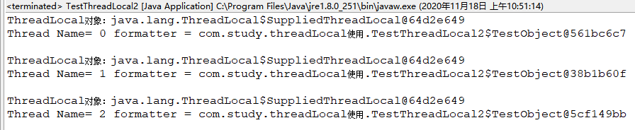 java里Thread的内容不执行了 java中threadlocal_System