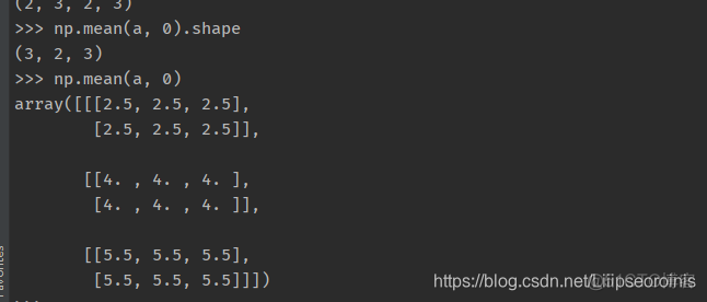 python 计算nc文件的均值 numpy计算平均值_赋值_02